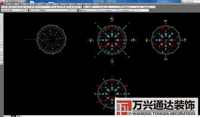風水羅盤cad風水羅盤圖片高清圖片